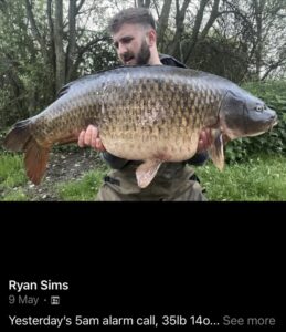 Fish of the Month 2024 – May’s Runner Up Ryan Sims